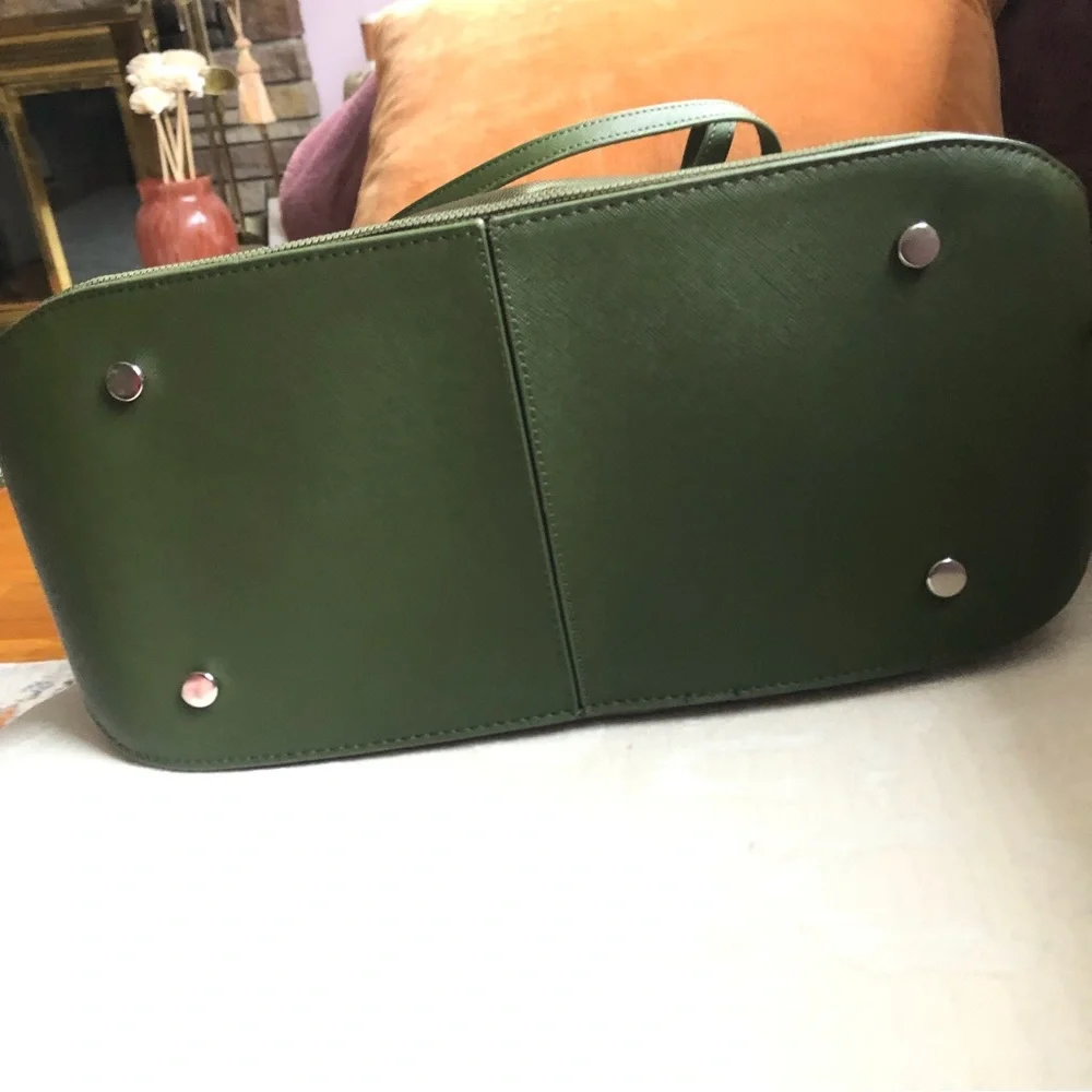 JOY army green Travel Tote Tuff-Tech with RFID Protection NWT